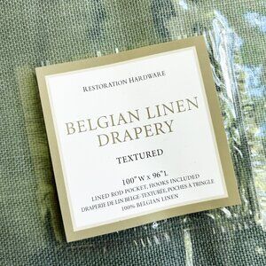 Restoration Hardware Belgian Linen Drapery-